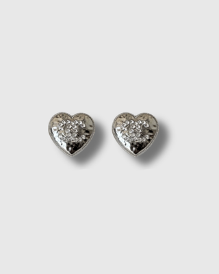 S25 HEART RHINSTONES LOGO STUDS