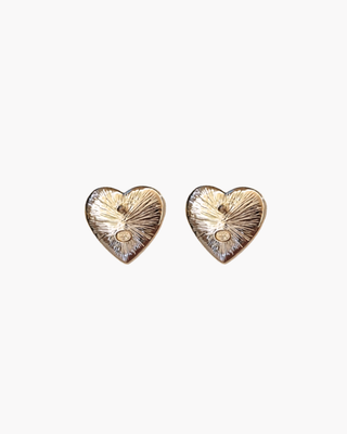 Chanel Heart Stud Earrings — Cruise 2021C