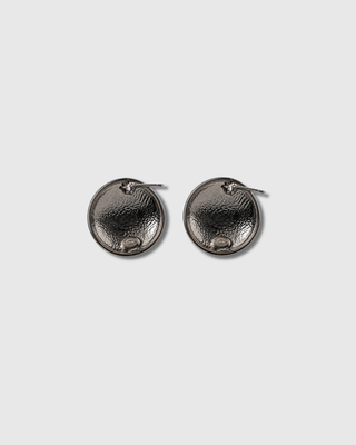Chanel Vintage CC Medallion Earrings — Archive, Black & Gold